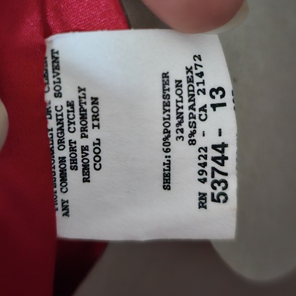 Red Prom dress size 10 - Picture 8 of 8